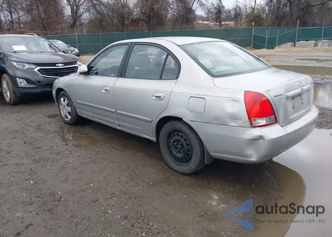 2002 Hyundai Elantra Gls из США, поврежденный, VIN KMHDN45D82U288203